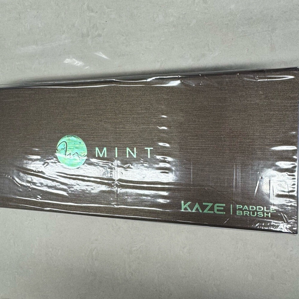 Mint Kaze brush paddle brush boar hair Eco-Friendly Acupressure Brush brand new
